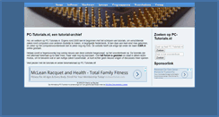 Desktop Screenshot of pc-tutorials.nl